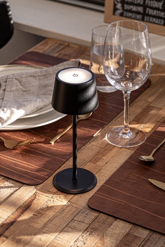 Tafellamp Securit MonteCarlo LED opl dimbaar zwart 1 Stuk-3