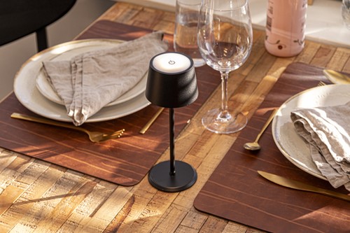 Tafellamp Securit MonteCarlo LED opl dimbaar zwart 1 Stuk-2