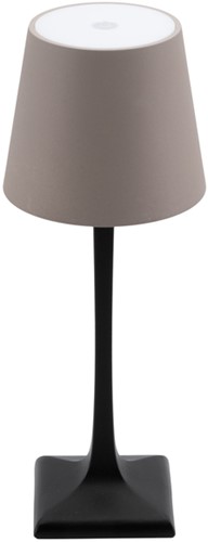 Tafellamp Securit Milano LED opl dimbaar taup-zwrt 1 Stuk