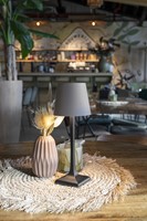 Tafellamp Securit Milano LED opl dimbaar taup-zwrt 1 Stuk-2