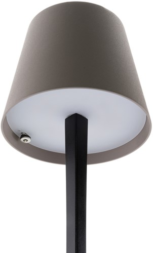 Tafellamp Securit Milano LED opl dimbaar taup-zwrt 1 Stuk-2