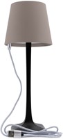 Tafellamp Securit Milano LED opl dimbaar taup-zwrt 1 Stuk-1