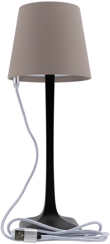 Tafellamp Securit Milano LED opl dimbaar taup-zwrt 1 Stuk-1