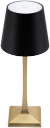 Tafellamp Securit Roma LED opl dimbaar zwart-goud 1 Stuk