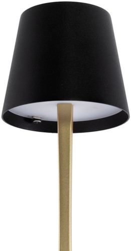 Tafellamp Securit Roma LED opl dimbaar zwart-goud 1 Stuk-2