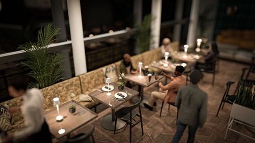 Tafellamp Securit Feline LED opl dimbaar wit 1 Stuk-7