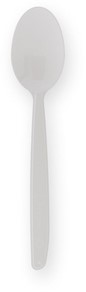 Lepel IEZZY herbruikbaar PP 185mm 50st wit 50 Stuk