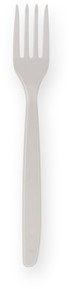 Vork IEZZY herbruikbaar PP 185mm 50st wit 50 Stuk