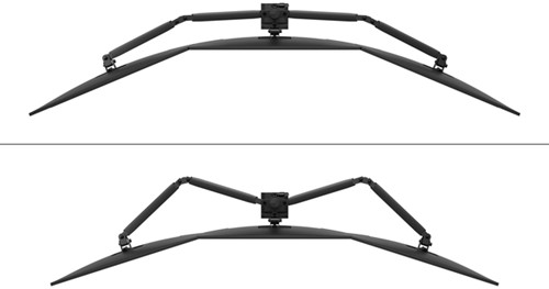 Monitorarm Neomounts NERO 3 schermen DS60 27 in zw 1 Stuk-3