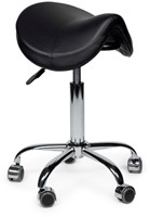 Premium zadelkruk zwart laag 1 Stuk-3