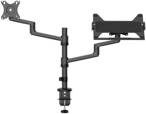 Monitorarm + laptophouder Neomounts NEXT DS20 zw 1 Stuk
