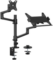 Monitorarm + laptophouder Neomounts NEXT DS20 zw 1 Stuk-5
