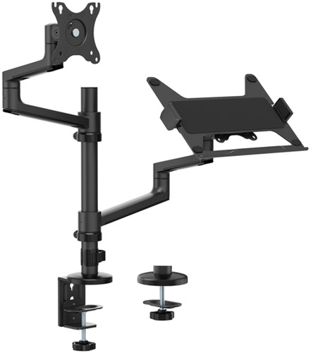 Monitorarm + laptophouder Neomounts NEXT DS20 zw 1 Stuk-5