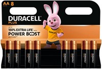 Batterij Duracell Plus Powerboost AA X8 8 Stuk