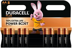 Batterij Duracell Plus Powerboost 8x AA 8 Stuk