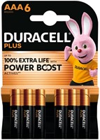 Batterij Duracell Plus Powerboost AAA X6 6 Stuk