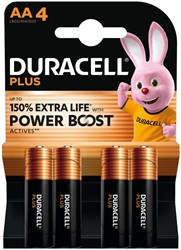 Batterij Duracell Plus Powerboost AA X4 4 Stuk