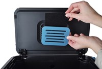 Pedaalemmer Desq 40 liter rvs zilver 1 Stuk-1