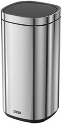 Afvalbak Desq Touch 50 liter RVS zilver 1 Stuk