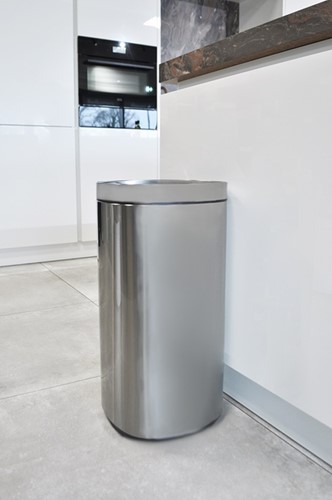 Afvalbak Desq Touch 50 liter RVS zilver 1 Stuk-2