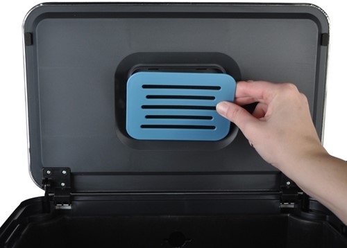 Pedaalemmer Desq 40 liter RVS wit 1 Stuk-1