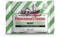 Keelpastilles Fishermans Friend mint suikervrij 25 Gram