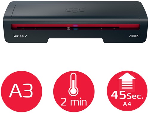 Lamineermachine GBC 240HS Home Office A3 1 Stuk-1