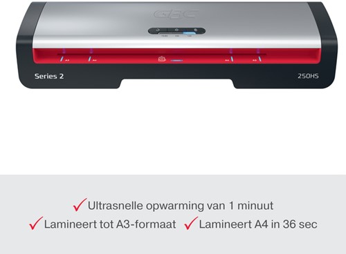 Lamineermachine GBC 250HS Office A3 1 Stuk-4