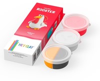 Klei Hey Clay Rooster 3 potjes 1 Doos-2