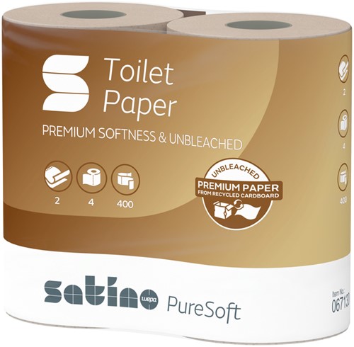 Toiletpapier Satino MT1 PureSoft 2laags 067130 4 Rol