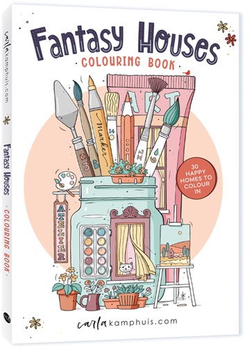 Kleurboek MUS Fantasy Houses 1 Stuk-2