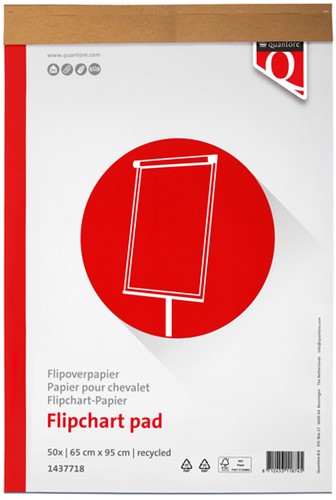 Flipoverpap Quantore 65x95cm recycled 74gr 1 Stuk
