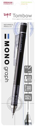 Vulpotlood Tombow MONO graph HB 0.5mm zwart 1 Stuk