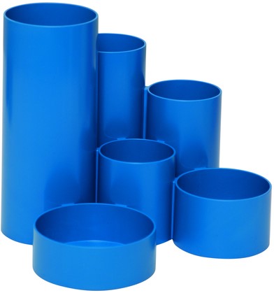 Pennenkoker MAUL tubo 6-vaks 150x125mm blauw 1 Stuk