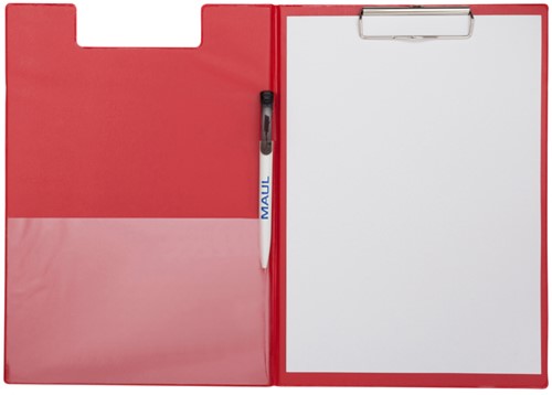 Klembordmap MAUL A4 staand PVC met penlus rood 1 Stuk-3