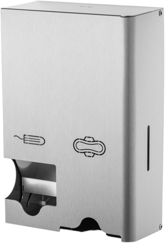 Dameshygiënedispenser klein RVS afp-c MQSTBC E 1 Dispenser
