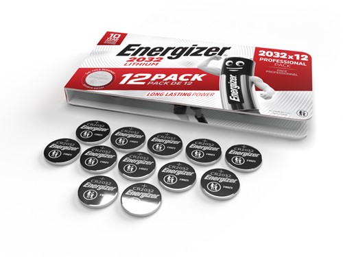 Batterij Energizer CR2032 Lithium 12st 12 pak-2