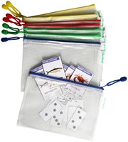 Opbergtas Djois met rits A5 assorti 1 Stuk-2