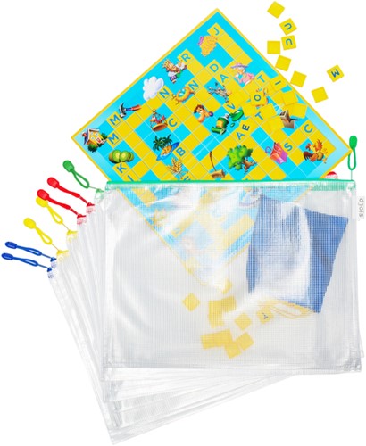 Opbergtas Djois met rits A3 assorti 1 Stuk-2