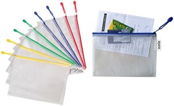 Opbergtas Djois met rits A4 assorti 1 Stuk