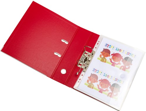 Enveloptas Djois CC A4 horizontaal geperf trans 1 Stuk-3