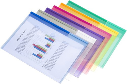 Enveloptas Djois CC A4 horizontaal assorti 1 Stuk-2