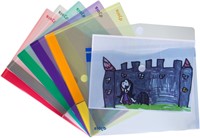 Enveloptas Djois CC A4 horizontaal assorti 1 Stuk-1