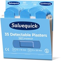 Pleisters Salvequick detectabel refill 6x35st 6 pak-3