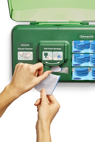 Wond dispenser Cederroth Salvequick blauw 1 Stuk-3