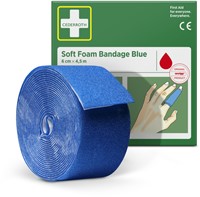 Bandage Cederroth Soft Foam blauw 6cmx4.5m 1 Stuk-2
