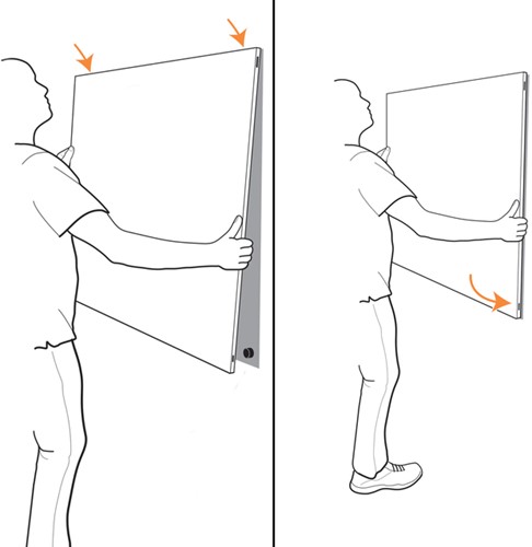 Whiteboard Nobo Infinity randloos 60x90cm 1 Stuk-4