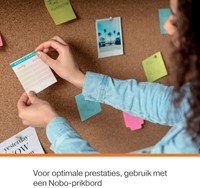 Punaises Nobo hout voor memobord 40st 40 Stuk-3