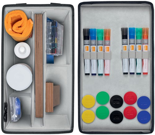 Whiteboard accessoire kit Nobo in draagtas 47 Stuk-1