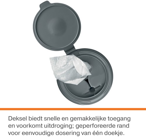 Whiteboardreinigingsdoekjes Nobo plasticvrij 100st 100 Stuk-3